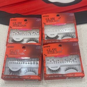 Kiss glam after dark Halloween lashes!